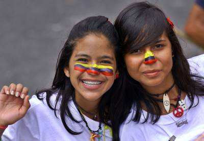 Jóvenes venezolanos