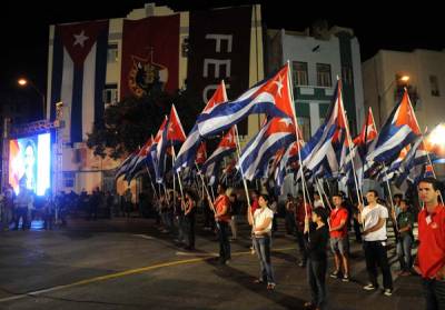 Marcha de las Antorchas en Cuba