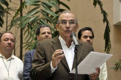 Humberto de La Calle, representante del gobierno colombiano