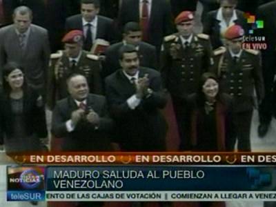 Nicolás Maduro en el Palacio Legislativo 