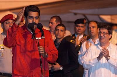 Llegada del Presidente venezolano Nicolás Maduro