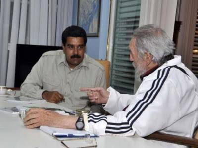 Nicolás Maduro visita a Fidel Castro 