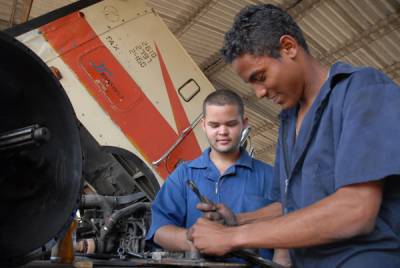 Jóvenes trabajadores 