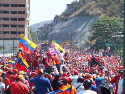 Tributo a Chávez del pueblo venezolano