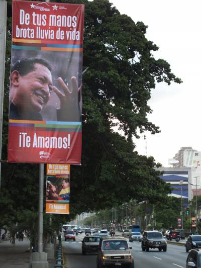 Homenaje a Hugo Chávez en Venezuela