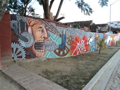 Mural dedicado a la paz