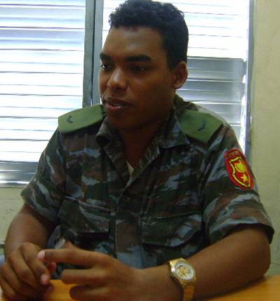 Teniente Adriel Oscar Hodelín Moya