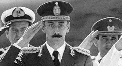 El dictador argentino Jorge Rafael Videla.