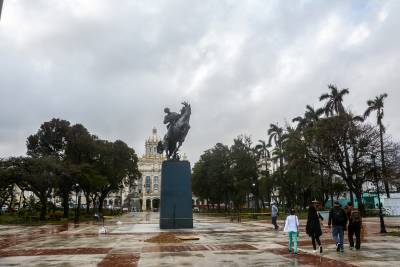 La estatua fue emplazada en el mismo corazón habanero