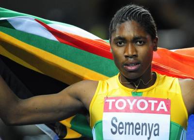 Caster Semenya, la corredora sudafricana que fue obligada a someterse a un test de género.