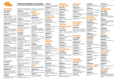 Jazz Plaza: cartelera