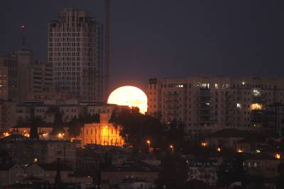 Superluna de sangre tras Jerusalén