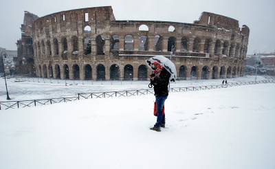 Frío en Roma