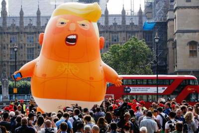 Bebé Trump en londres