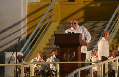 Acto Central Nacional por el 26 de Julio en Santiago de Cuba