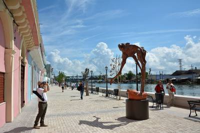 La calle Narváez y su paseo