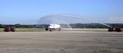 El vuelo inaugural Boston-Habana de la aerolínea JetBlue