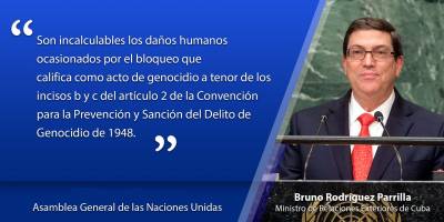 Discurso cubano fue contundente en la ONU