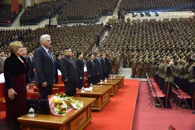 Presidente cubano visita la República Popular Democrática de Corea