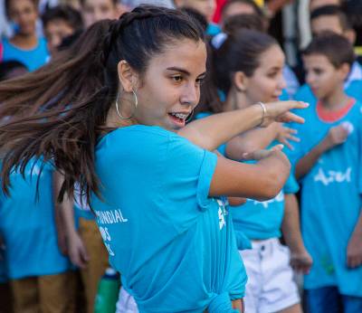 La sección juvenil de la compañía Habana Compás Dance