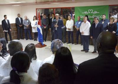 Miguel Díaz-Canel dio la bienvenida oficial