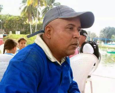 Eduardo Tajonera, jefe de la brigada de la Cooperativa de Construcción Cubana