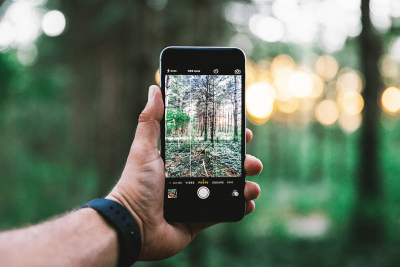 Hacer fotos con el teléfono