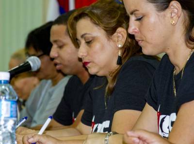 En la histórica Universidad de La Habana, símbolo de rebeldía nacional, se realiza el balance de la UJC como parte del proceso orgánico del 11no. Congreso de la organización juvenil