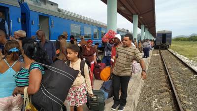 Llegada a la terminal de Santiago de Cuba