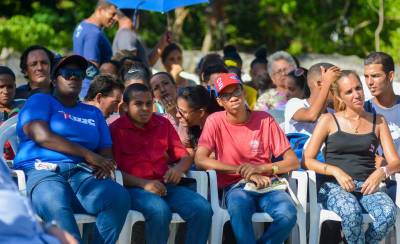 Homenaje en el parque de los Mártires de la Lucha Clandestina