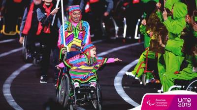 Ceremonia de inauguración de los VI Juegos Parapanamericanos