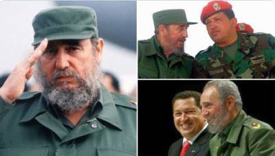 Fidel y Chávez