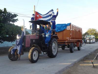 La brigada de recogedores de desechos sólidos en Camagüey