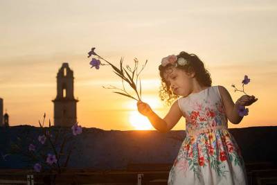 Amanecer habanero con flores