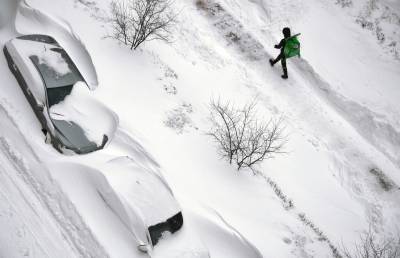 En la ciudad de Moscú ha caído un tercio de la norma de nieve habitual para febrero