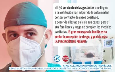 El doctor Alejrando Duménigo Cruz 