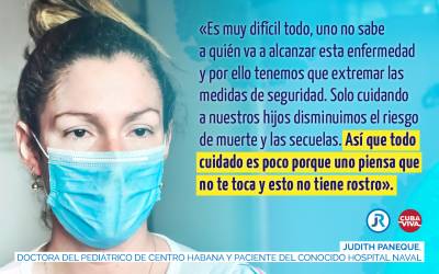 Embarazadas y niños con Covid-19 en Cuba