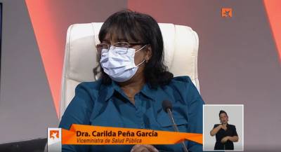 Dra. Carilda Peña García, viceministra de Salud Pública