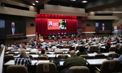 Clausura del 8vo. Congreso del Partido Comunista de Cuba.
