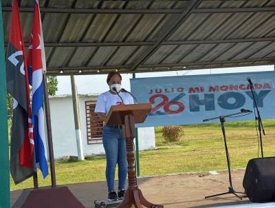 Zunilda García, primera secretaria del PCC en Isla de la Juventud llamó a trabajar con mayor eficiencia