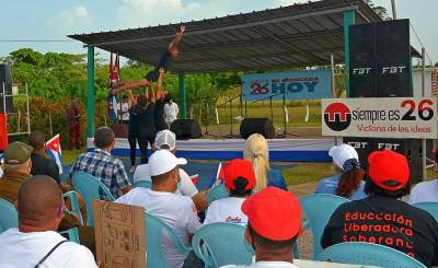 Artistas amenizaron la jornada en Isla de la Juventud