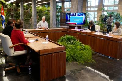 Comparece en televisión nacional Presidente cubano, Miguel Díaz-Canel Bermúdez