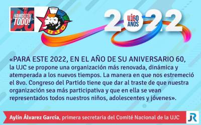 La UJC en el 2022