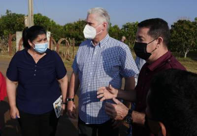 Visita de Miguel Díaz-Canel a Artemisa