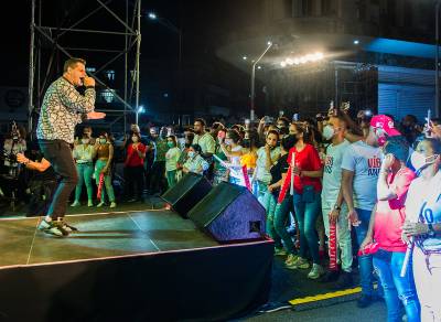 Concierto en el malecón capitalino