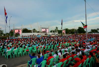 Acto central por el 26 de Julio, en Cienfuegos