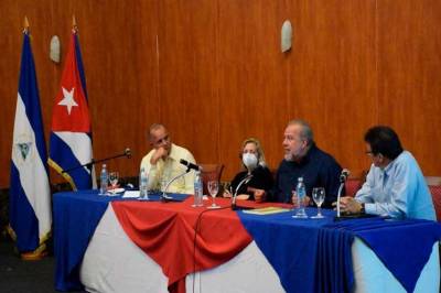El Primer Ministro cubano, intercambió este martes con integrantes de los movimientos de solidaridad con la Mayor de las Antillas y cubanos residentes en Nicaragua. 