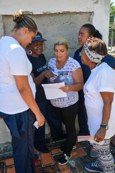 Proyecto Comunicario de mujeres trabajadoras. Laboran en Obra Constructiva en la Dirección Municipal de la Vivienda del Cerro