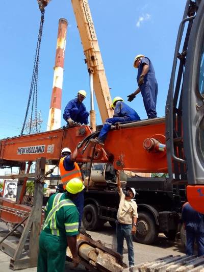 Rescate al trabajador desaparecido