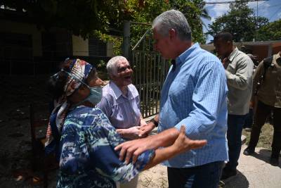 Visita de Díaz-Canel a Granma